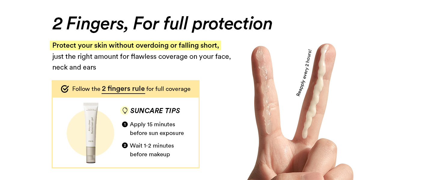 Airy sunscreen gel
