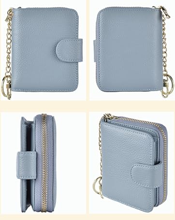 Beurlike Women&amp;#39;s RFID Credit Card Holder Organizer Case Leather Security Wallet