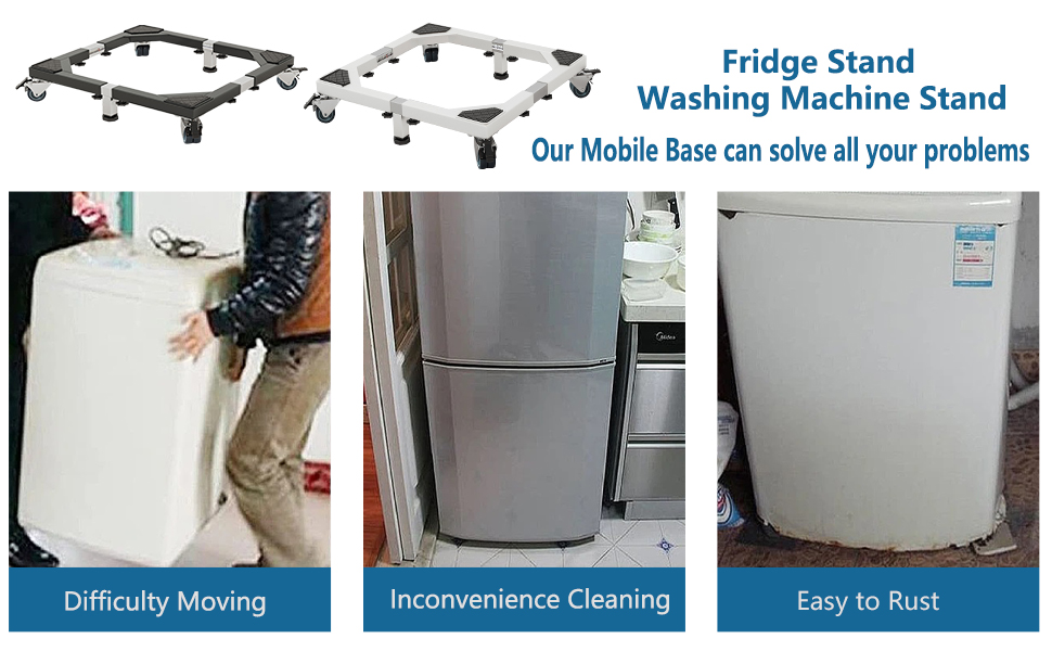 Zsytbyyds All Steel Mobile Base Heavy Duty Furniture Dolly