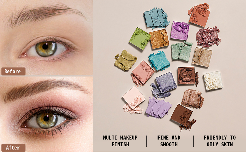 christmas eyeshadow hallowen matt shimmer shiny eyeshadow palette