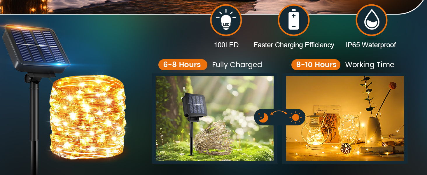 solar string lights
