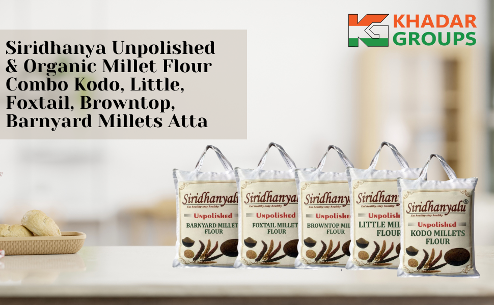 Siridhanya Unpolished & Organic Millet Flour SPN-UOA6AC