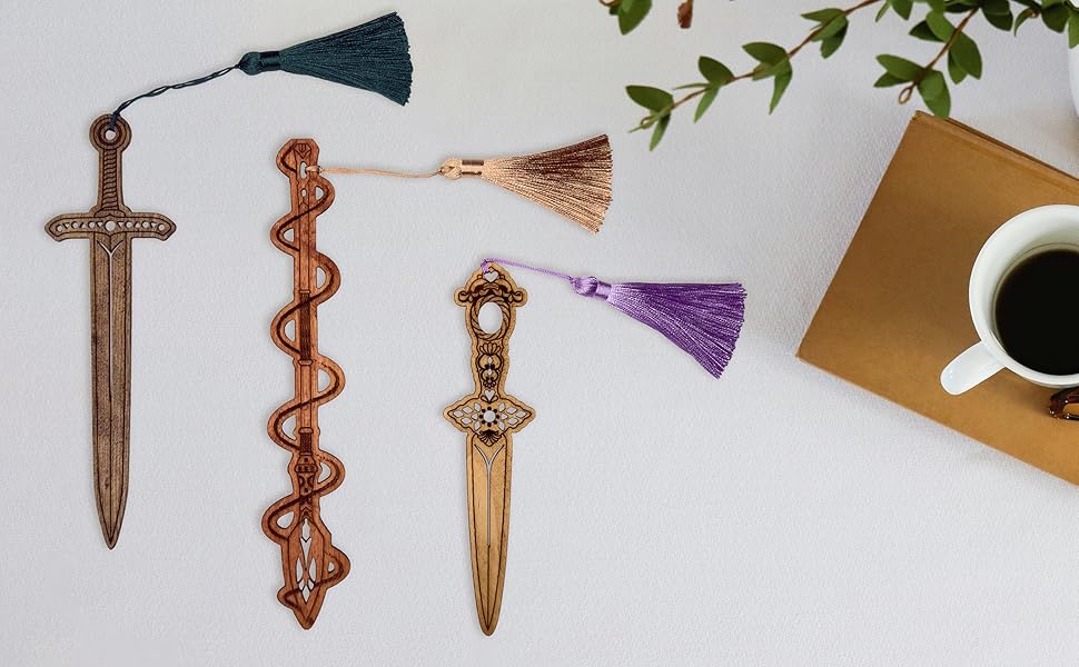 Warior bookmark on table