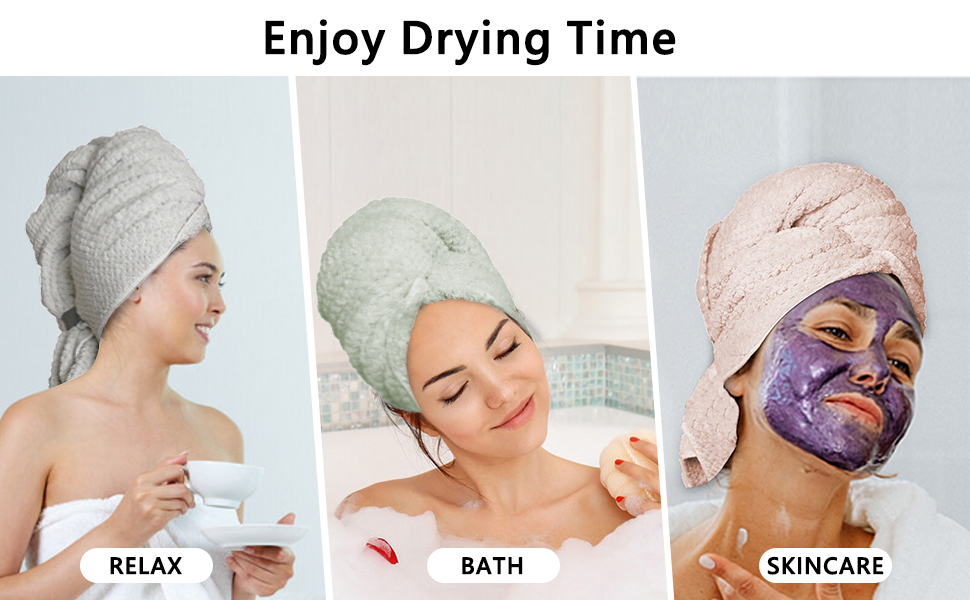 self care products for women microfiber towel for hair microfiber hair towel wrap