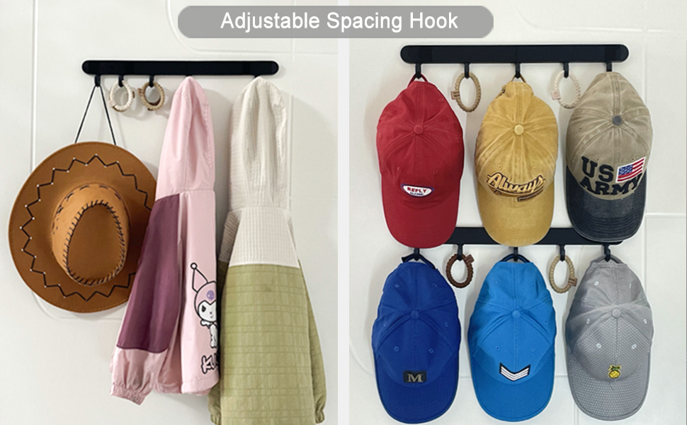 hat rack for door