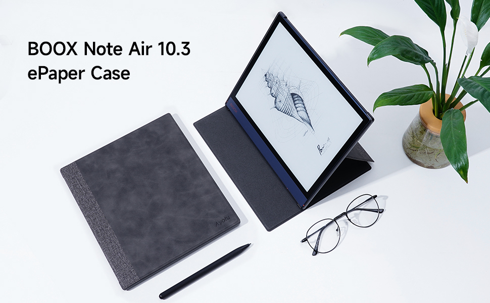 BOOX NoteAir1本体　カバー、タッチペン付き Ayotu Case for Onyx BOOX Note Air 1/Note Air 2/Air 2 Plus