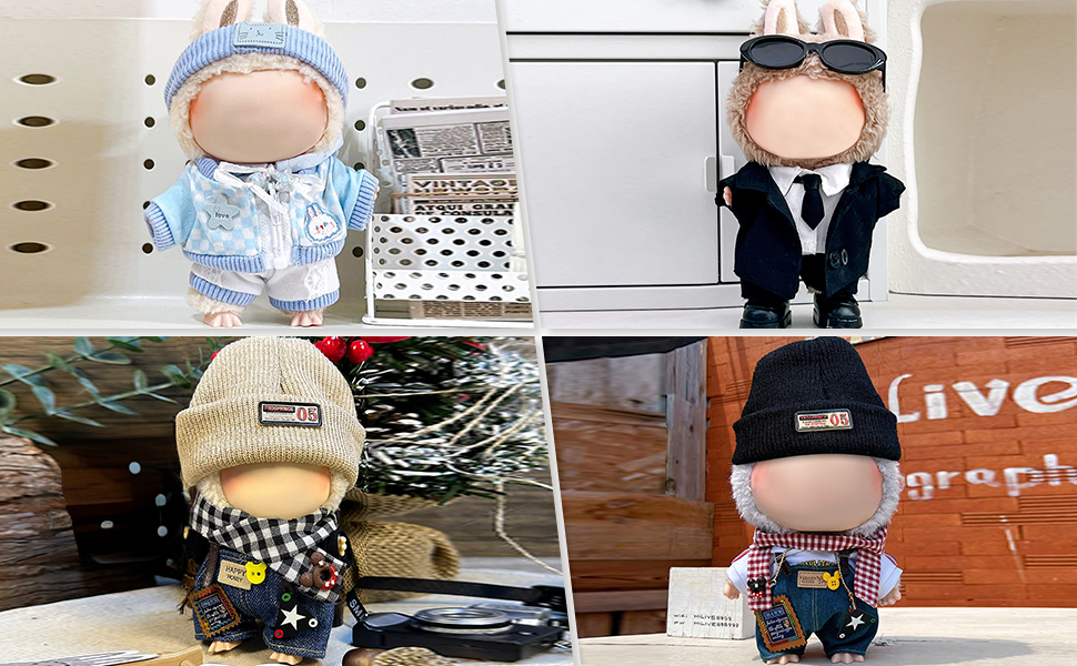 outfits pink blue red set cartoon theme indoor girls boys adults fans toy decorations