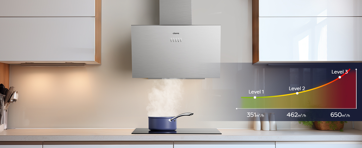 Potencia de succión eficiente