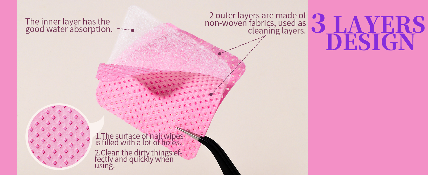 Nail tool cleaning wipes Nail tool cleaning wipes