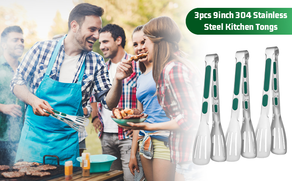 stainless steel tongs