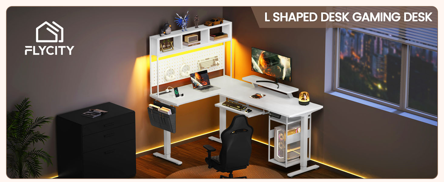 L Shaped Standing Desk