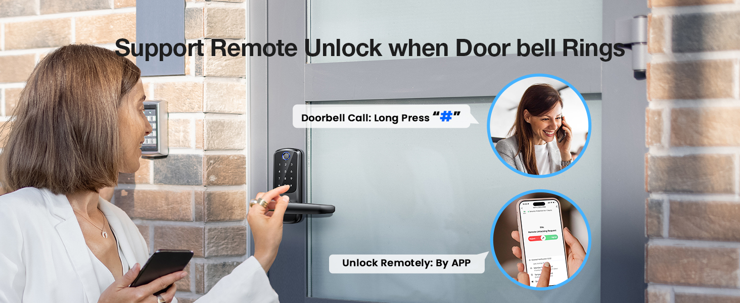 Keyless Entry Door Lock with Handle
