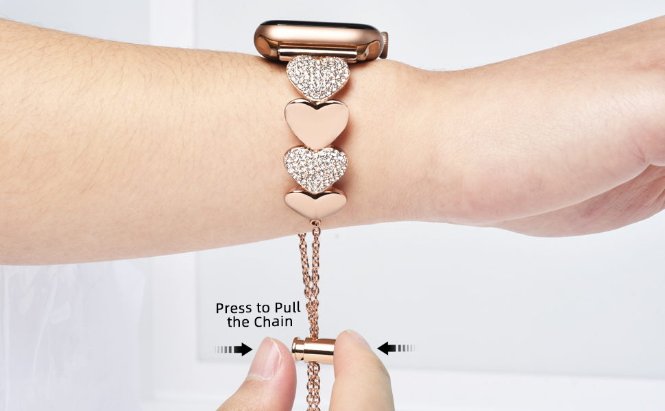 diamond apple watch band