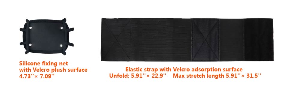 Car Headrest Tablet Silicone Mount