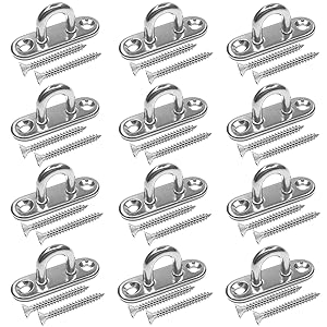 Stainless steel pad eye plate u hooks