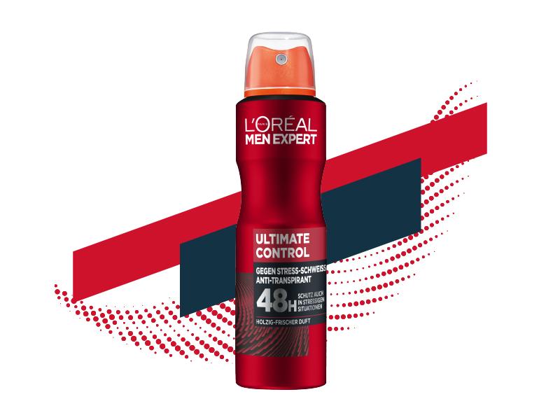 L'Oréal Men Expert Körperpflege, Effektives Deospray für Männer gegen