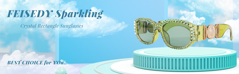 SFY✩.*˚ Amazon.com: FEISEDY Retro 90s Square Sunglasses for Women