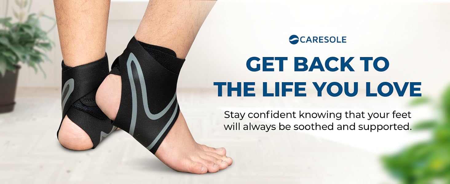 CARESOLE Plantar X Wrap (Medium Size) Neoprene