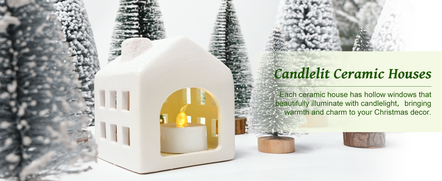 Christmas Ceramic Houses Sets