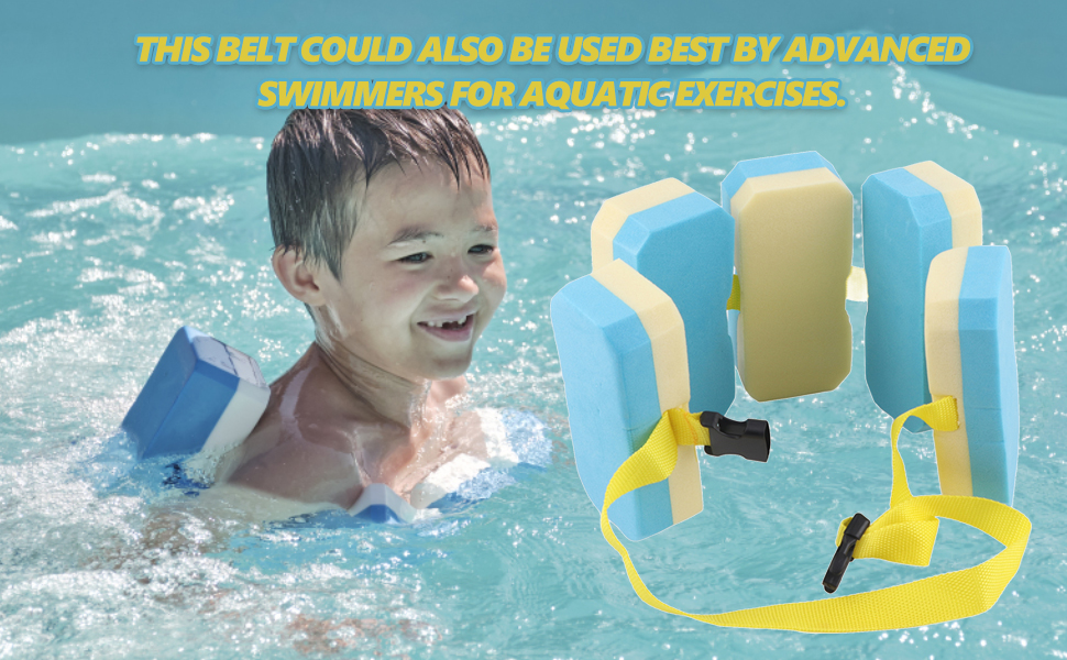 Swim Belt, EVA Auxiliary Aquatic Exercise Belts Kids Swimming Training