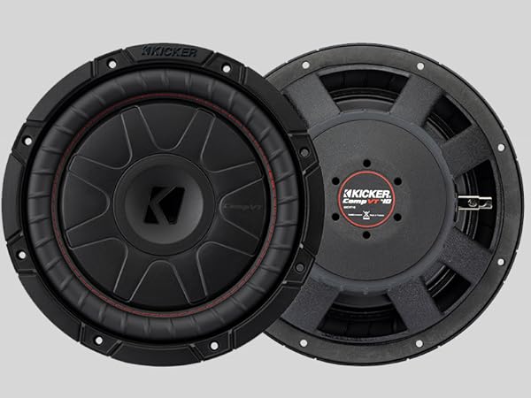 Amazon.com: Kicker 52CVT104 CVT10 CompVT 10-Inch (24cm) Subwoofer
