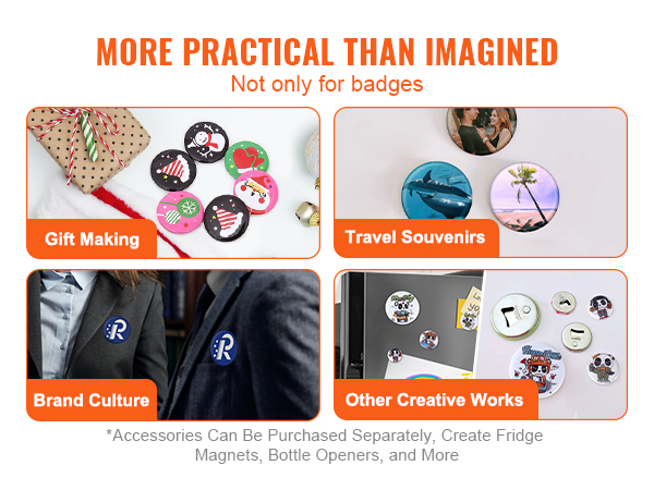 button maker machine multiple sizes