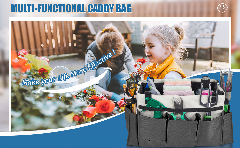 Birodeko Cleaning Caddy Bag Wearable Cleaning Caddy with