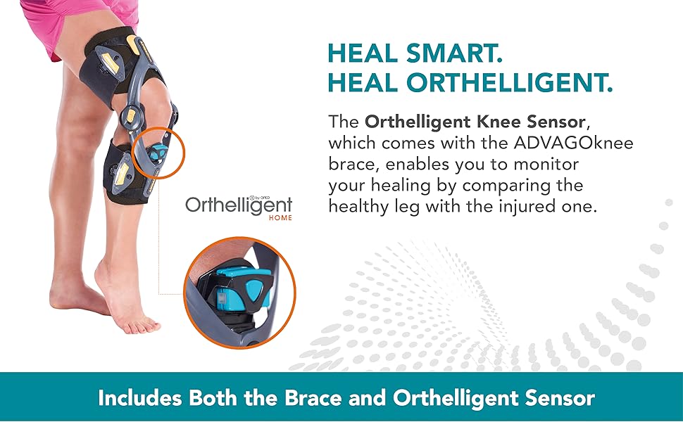 Amazon.com: ADVAGO Hinged Knee Brace with Side Stabilizers