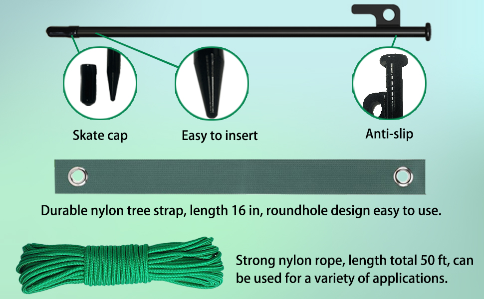 Tree Stakes Kit, Heavy Duty Tent Stake Tree Staking and