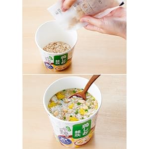 Amazon.co.jp: 丸美屋食品工業 スープdeごはん鶏しお雑炊 70.3g