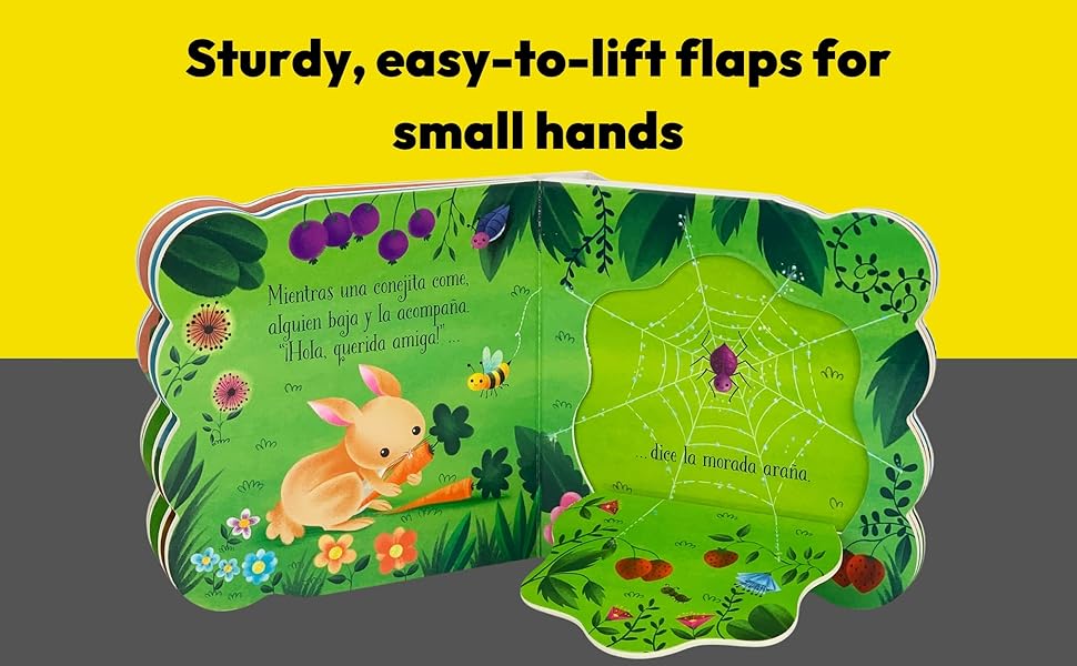 sturdy flaps for small hands