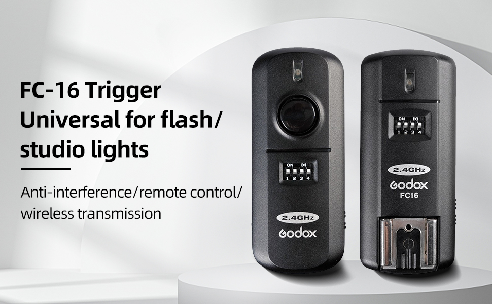 GODOX FC16N 16 Channels Studio Flash Trigger + Receiver For Nikon