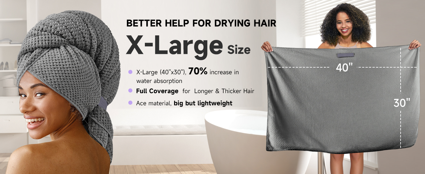microfiber hair towel