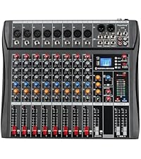 Depusheng DX6 6チャンネルアナログミキサー Amazon.com: Depusheng DX6 Professional Mixer Sound Board