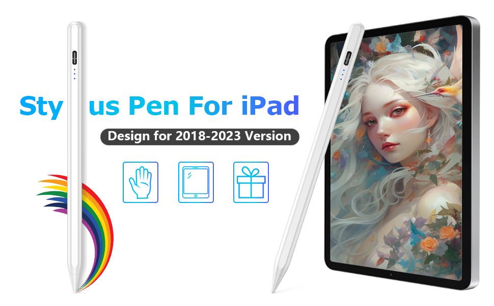 Caneta Stylus para iPad, Apple Pencil para iPad 10/9ª