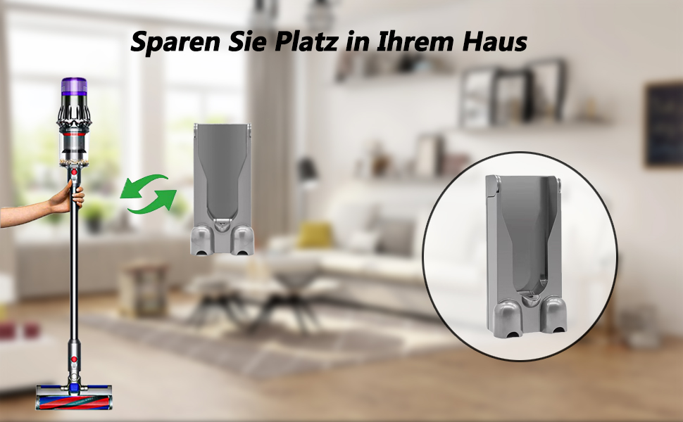 QiNu Wandhalterung für Dyson v11, Wandhalterung Dockingstation Ladestation für V11, Ersatz