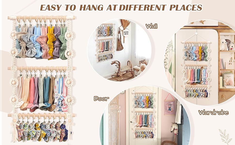 bow holder for girls' hair bows