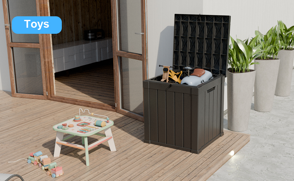 MAIUSCOLI 80 Gallon Deck Box for Outdoor Storage
