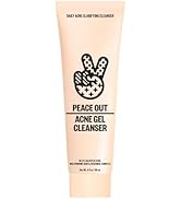 PEACE OUT Skincare Acne Gel Cleanser, Boost Skin Barrier and Help Diminish Blemishes, Daily Acne ...