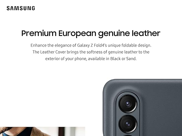 ☆送料無料 Galaxy Z Fold4 Leather JEGWW 4800 Amazon.com: Samsung Galaxy Z Fold4 Official Leather Cover