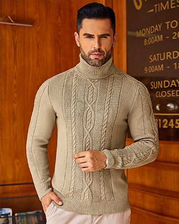 Rollkragenpullover für Herren