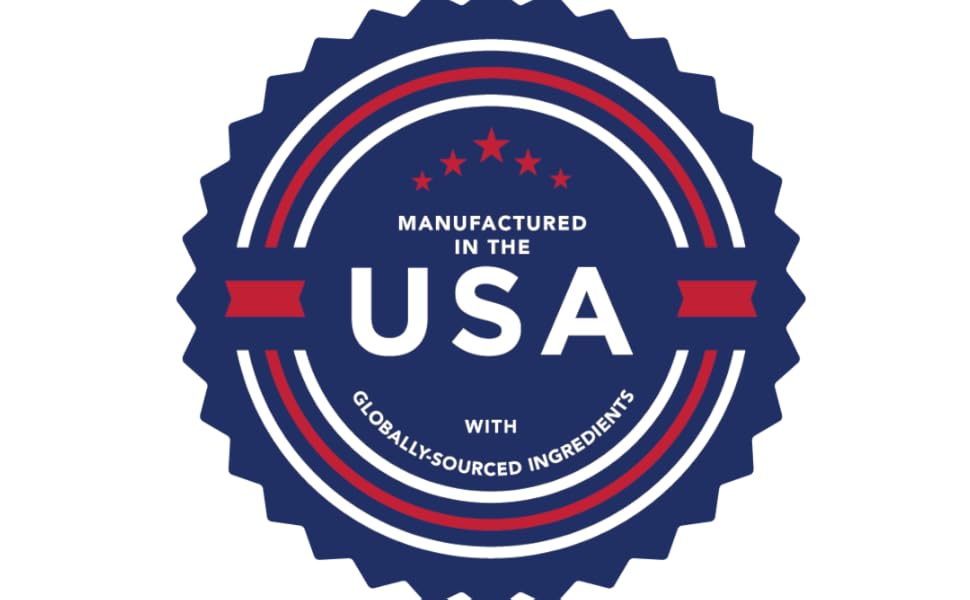 MANUFACTURED IN THE USA WITH IMPORTED AND US INGREDIENTS