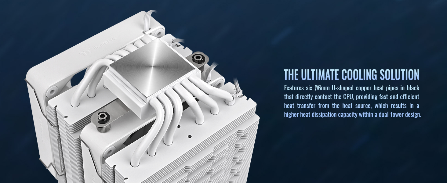ASTRIA 600 ARGB Lighting CPU Cooler - White