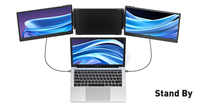 S3 laptop screen extender stand by installation