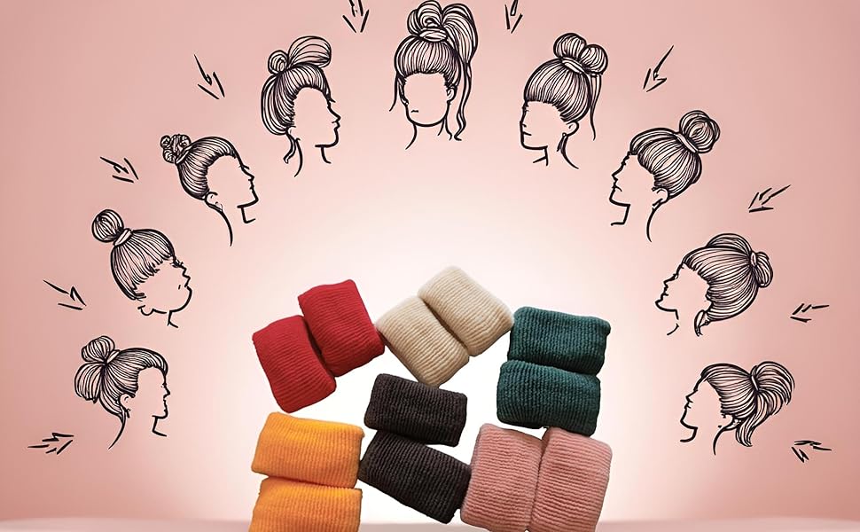 Jumbo Hair Ties Ponytail