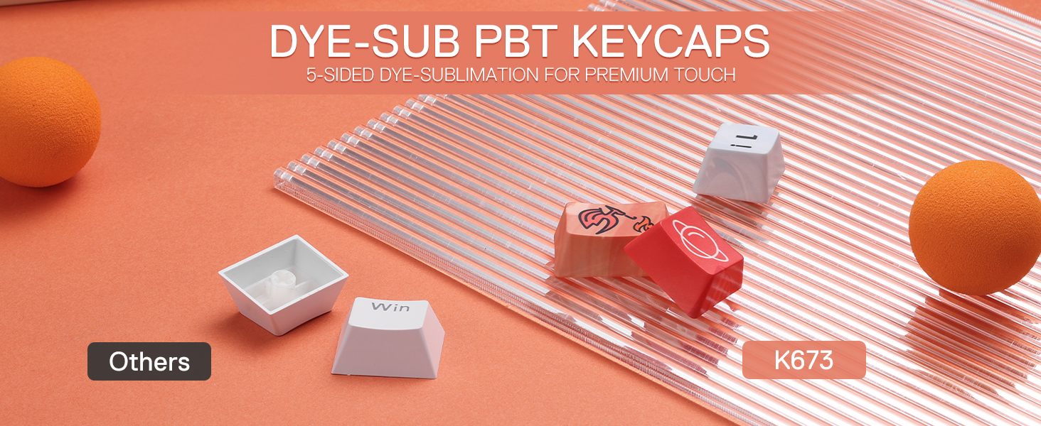 K673 DYE-SUB TECLADORES PBT