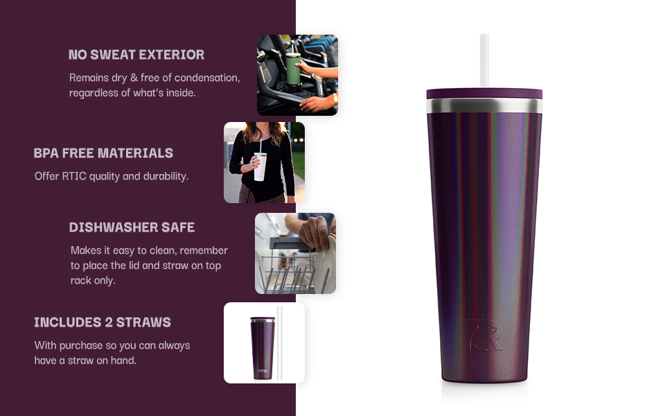 Amazon.com: RTIC 28oz Everyday Tumbler Insulated Stainless