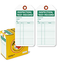 tag様 Amazon.com : SmartSign Inspection Record Tags, 4-Year