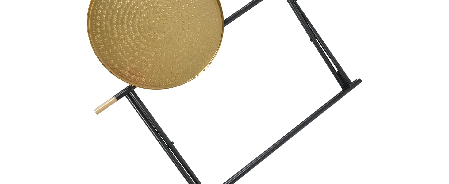 Gold End table