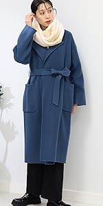 RayBEAMS フードマフラー付きコート Ray BEAMS（レイビームス）の「Ray BEAMS / フード マフラー付き